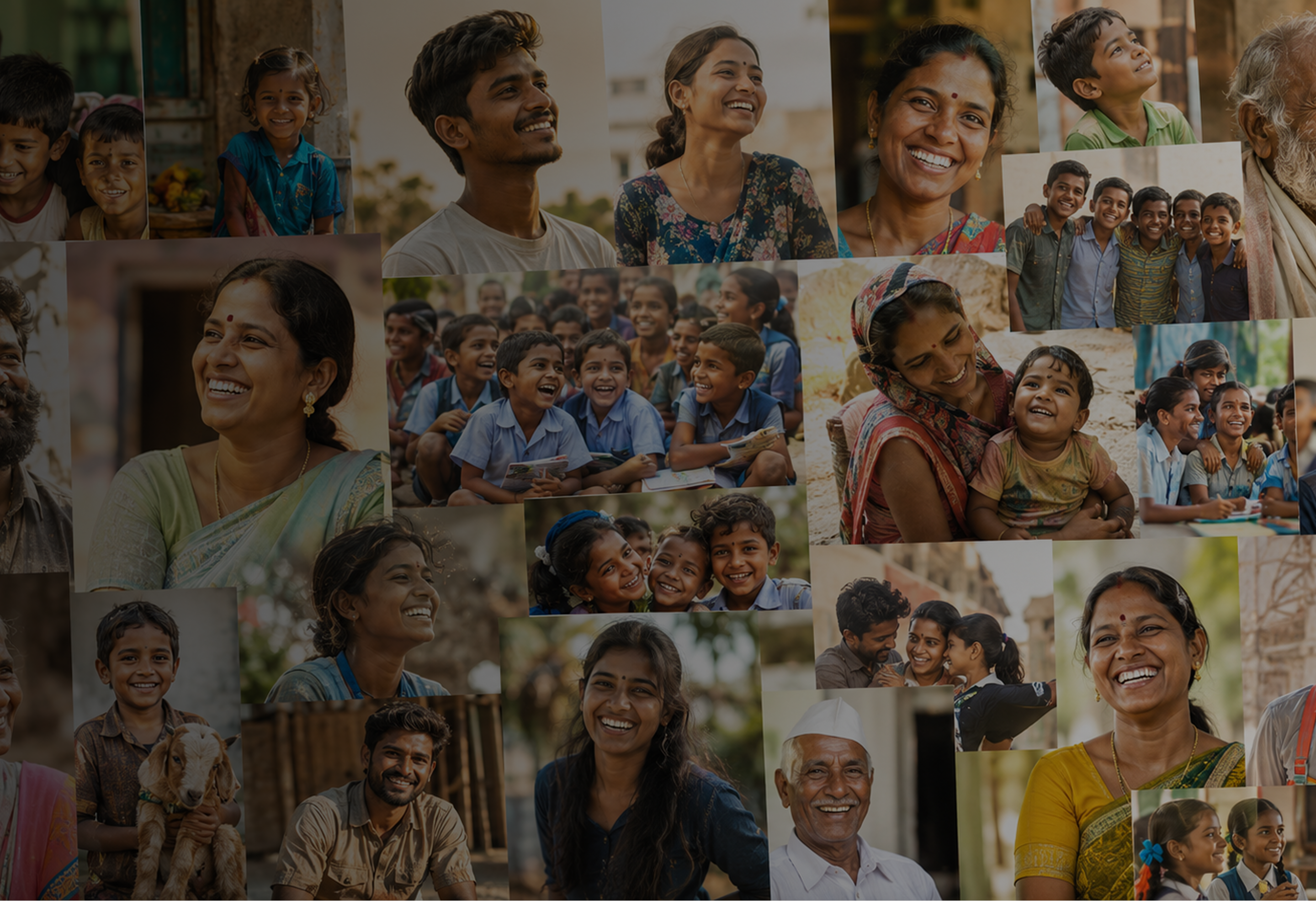 Community members smiling